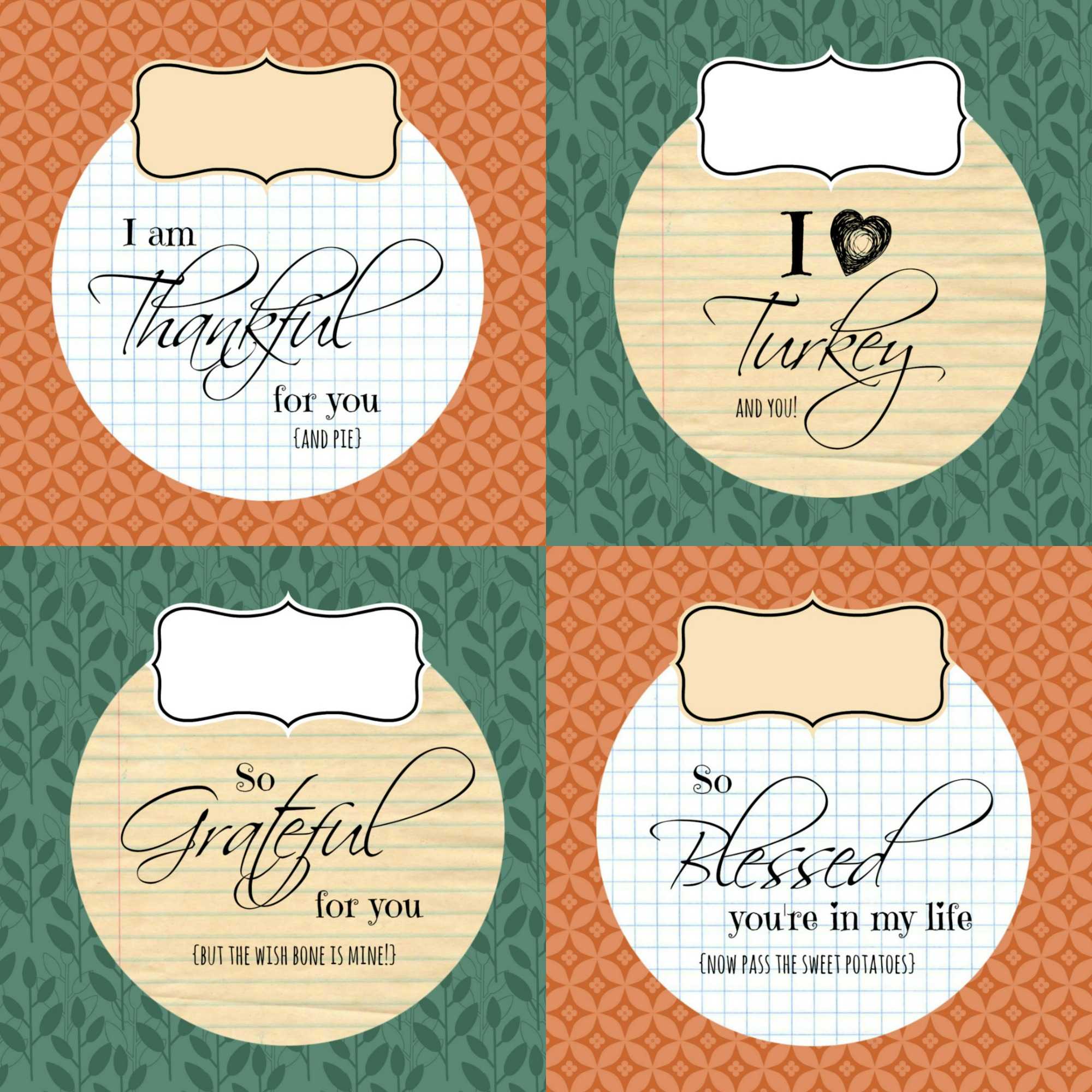 Diy Printable Thanksgiving Silverware Place Card Holders | Pertaining To Thanksgiving Place Card Templates