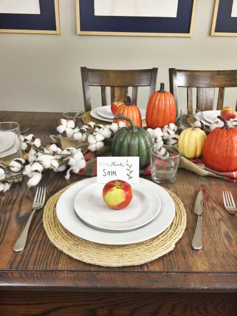 Diy Thanksgiving Place Cards Template | Birkley Lane Interiors For Thanksgiving Place Cards Template