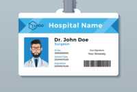 Doctor Id Card Template Medical Identity Badge for Doctor Id Card Template