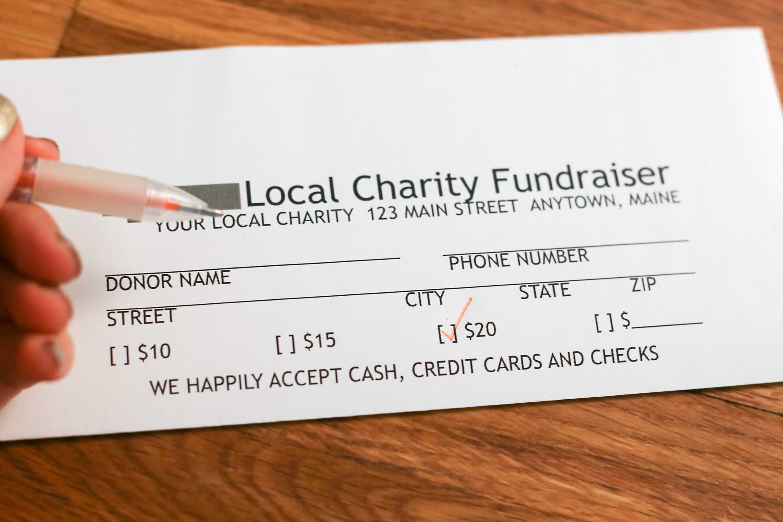 Donation Pledge Card – Calep.midnightpig.co In Fundraising Pledge Card Template