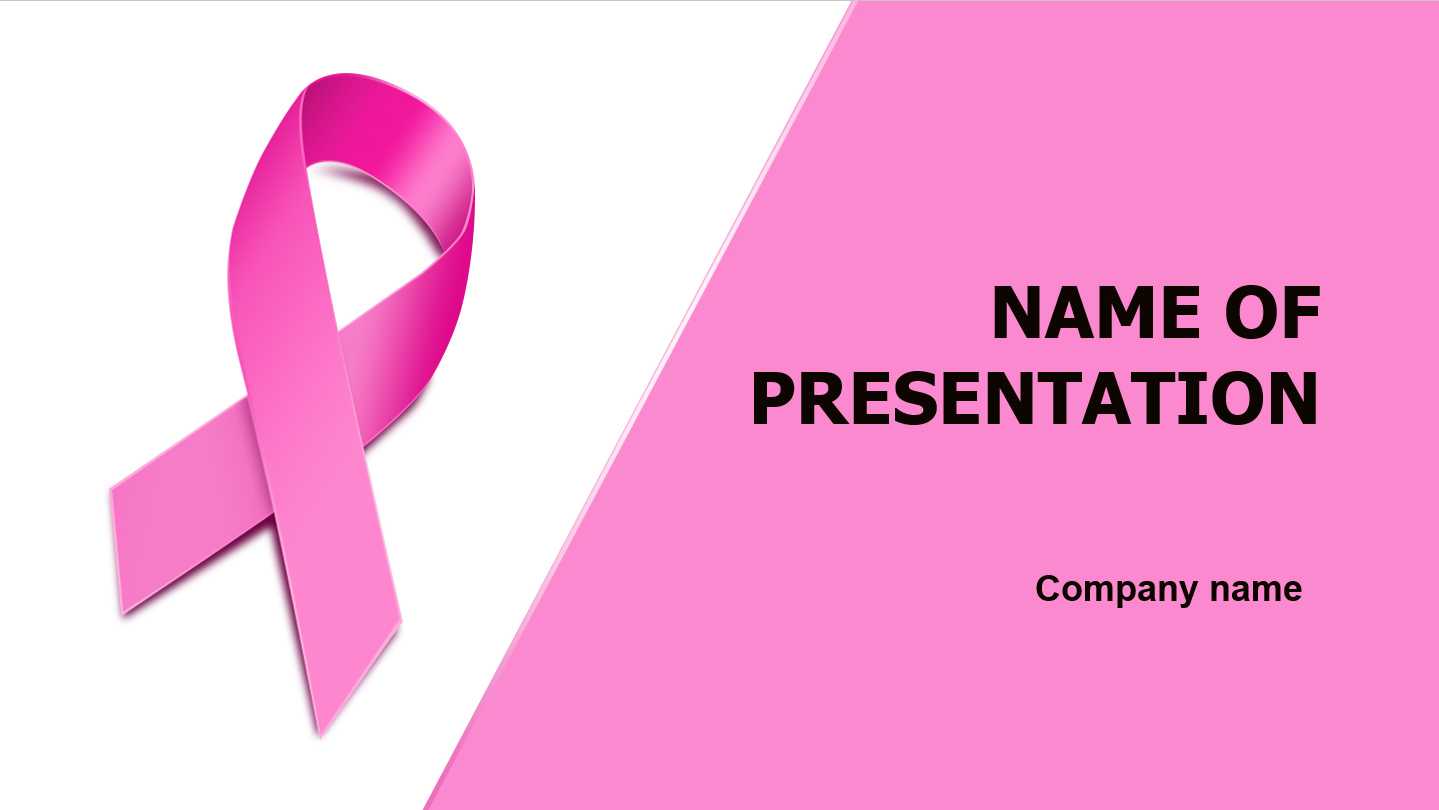 Breast Cancer Powerpoint Template - Sample Professional Templates With Breast Cancer Powerpoint Template