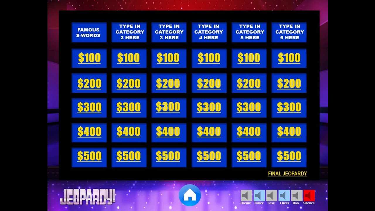 Download The Best Free Jeopardy Powerpoint Template – How To Make And Edit  Tutorial With Regard To Jeopardy Powerpoint Template With Sound