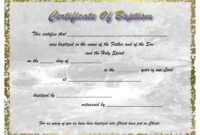 ❤️free Sample Certificate Of Baptism Form Template❤️ inside Christian Certificate Template