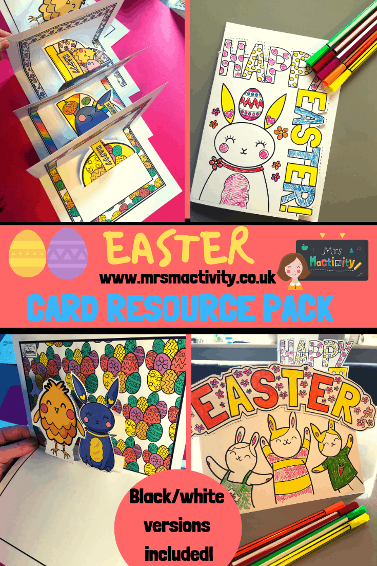 Easter Cards | Mrs Mactivity For Easter Card Template Ks2