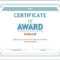 Editable Award Certificate Template In Word #1476 Throughout Intended For Certificate Of Recognition Word Template