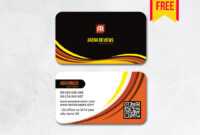 Elegant Business Card Template Free | Free Download pertaining to Visiting Card Templates Download