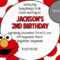 Elmo Invitations Template – Calep.midnightpig.co With Elmo Birthday Card Template
