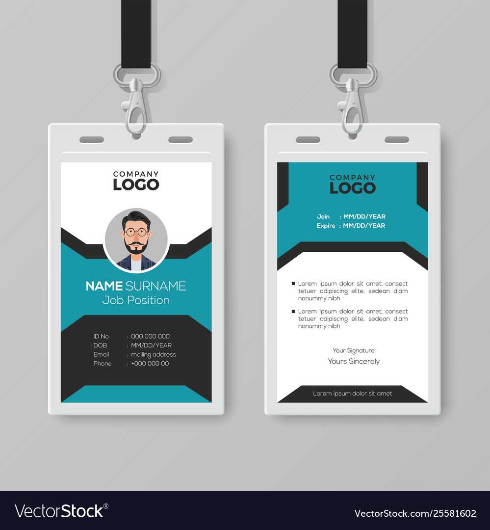 Employee Id Badges Template – Dalep.midnightpig.co In Employee Card Template Word