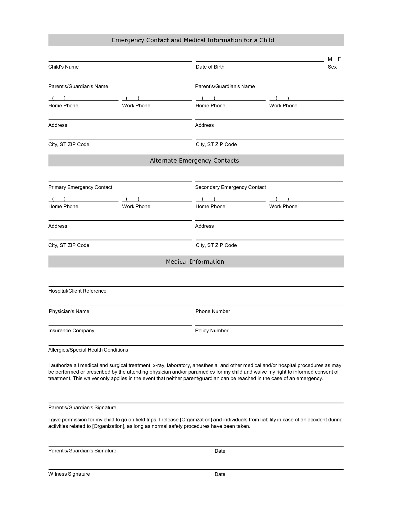 Employer Emergency Contact Form Template – Falep.midnightpig.co Throughout Emergency Contact Card Template