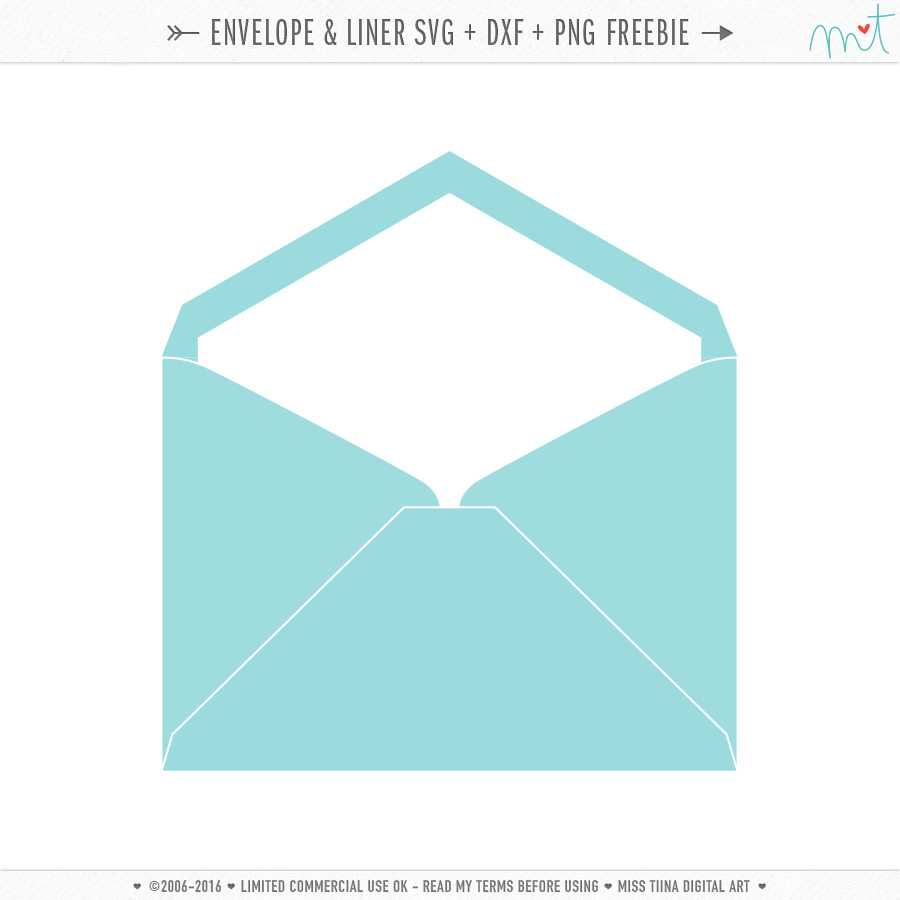 Envelope & Liner Svg + Png Freebie | Misstiina Regarding Free Svg Card Templates