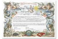 Equator Certificate with Crossing The Line Certificate Template