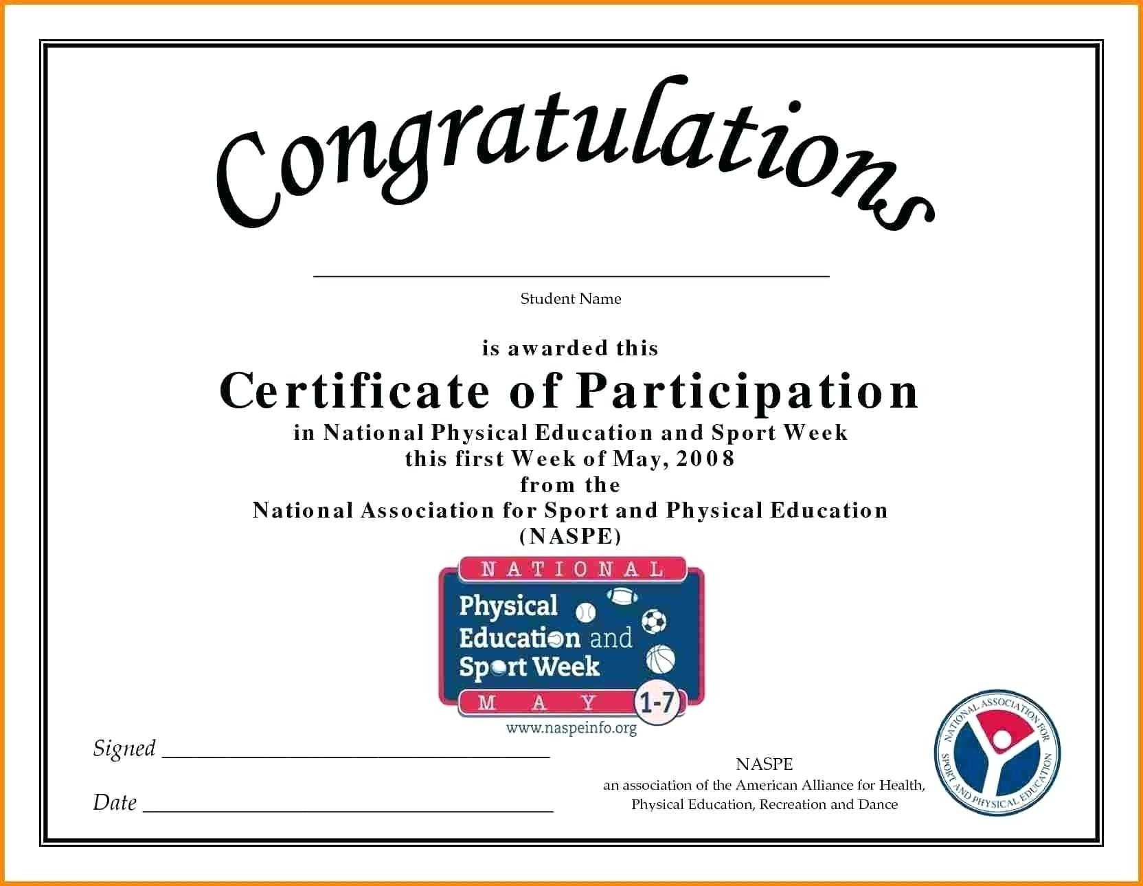 🥰free Printable Certificate Of Participation Templates (Cop)🥰 Inside Free Templates For Certificates Of Participation