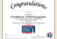 🥰free Printable Certificate Of Participation Templates (Cop)🥰 pertaining to Sample Certificate Of Participation Template