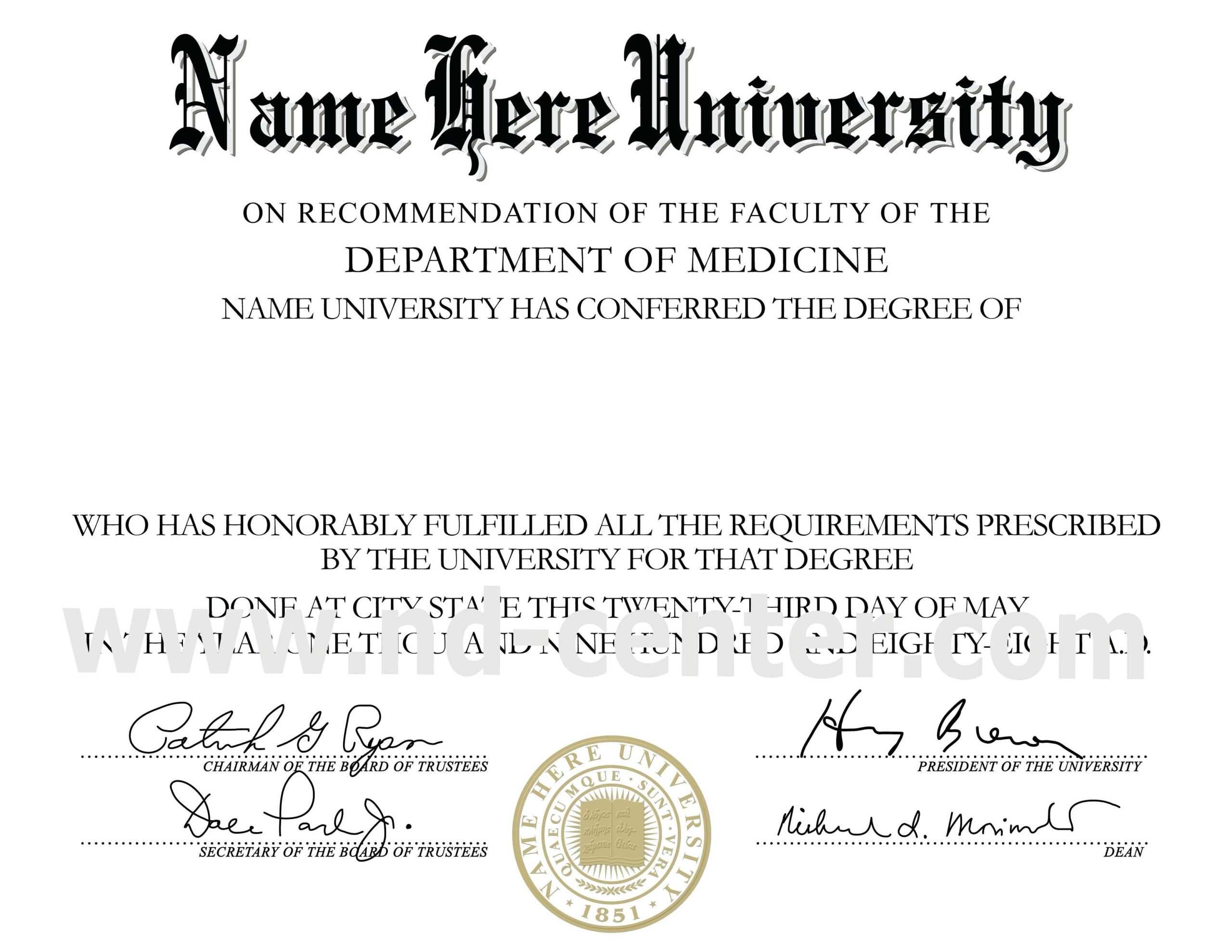 Fake Diploma Certificate Template - Calep.midnightpig.co With Fake Diploma Certificate Template