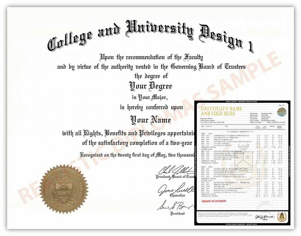 Fake Phd Diploma & Transcript Design 2 Pertaining To Doctorate Certificate Template