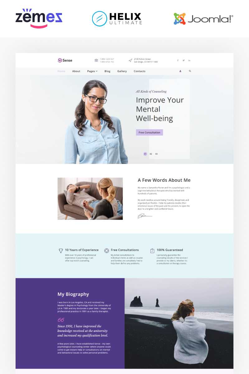 Family Psychologist Joomla Templates With Premarital Counseling Certificate Of Completion Template
