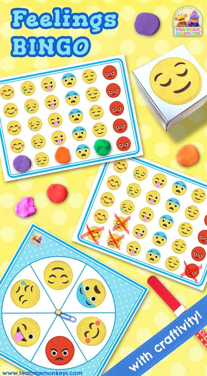 Feelings Bingo – An Editable Dice / Spinner Game With With Regard To Blank Bingo Card Template Microsoft Word