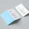 Folded Business Card Free Mockup | Free Mockup With Fold Over Business Card Template