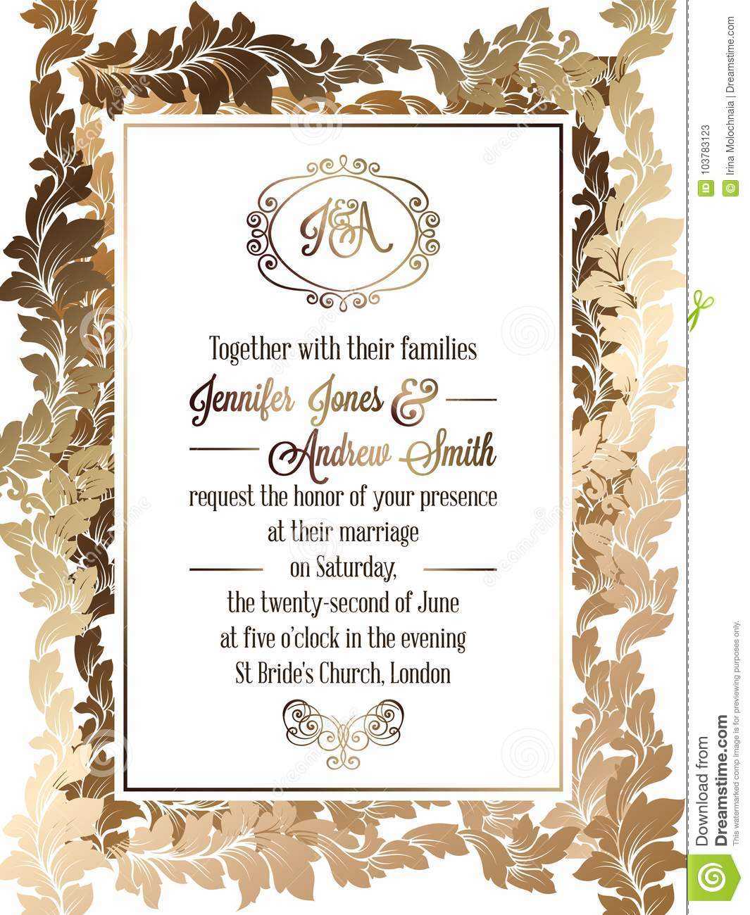 Formal Invitation Card Template – Dalep.midnightpig.co Inside Church Wedding Invitation Card Template