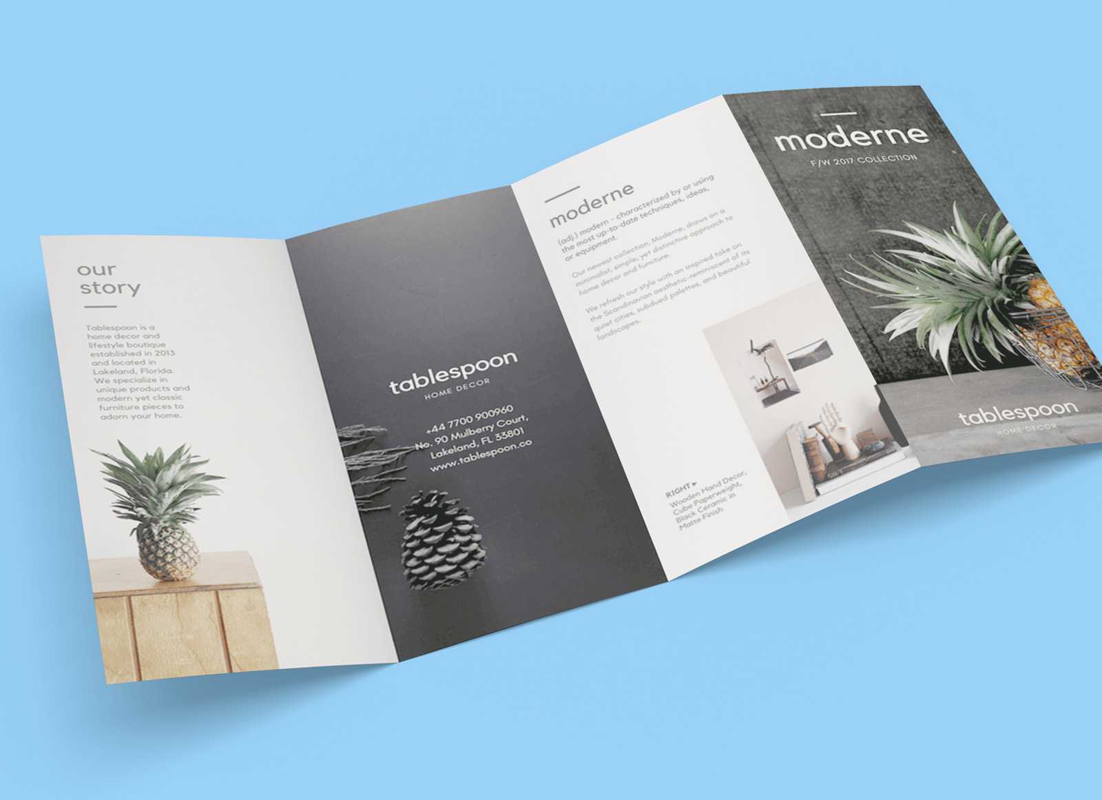 Free 4 Panel Quad Fold Brochure Mockup Psd – Good Mockups Throughout 4 Panel Brochure Template