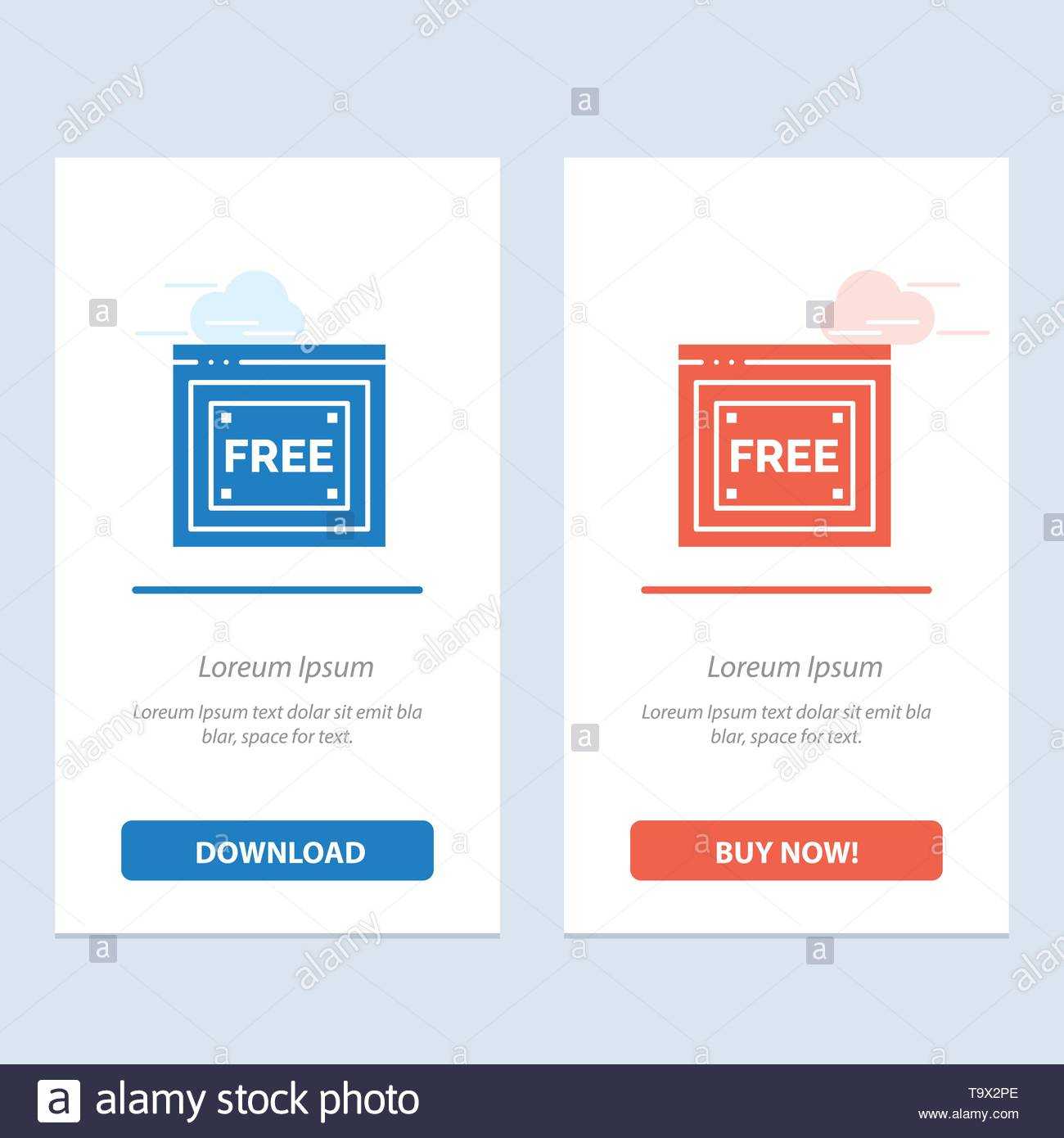 Free Access, Internet, Technology, Free Blue And Red In Free Comp Card Template
