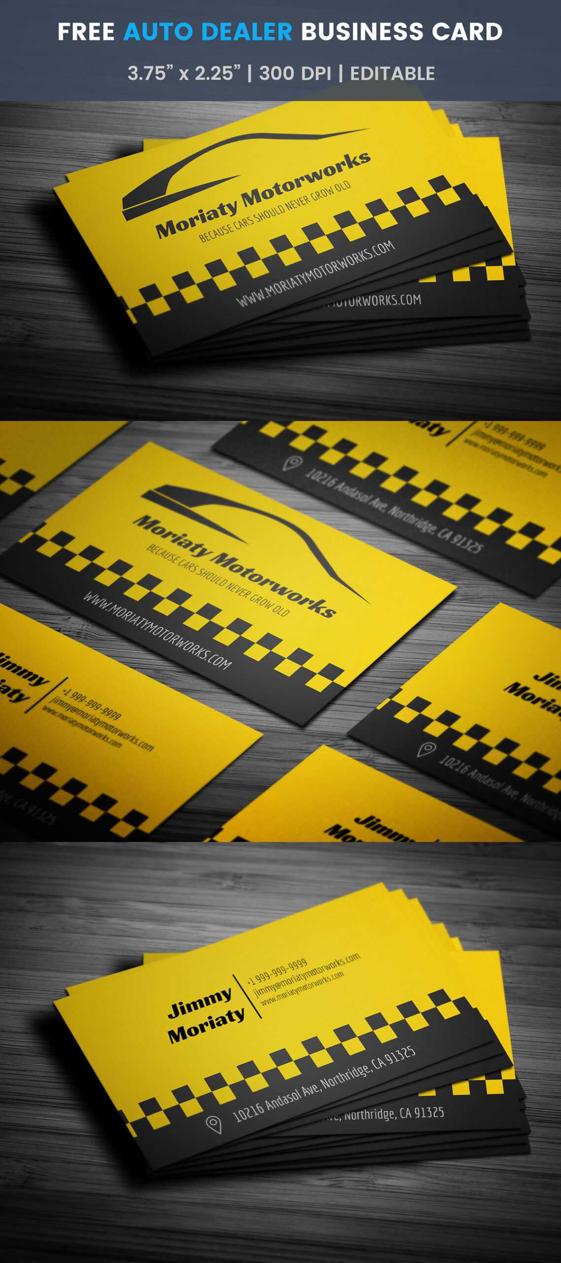 Free Automotive Business Card Template On Student Show Within Automotive Business Card Templates