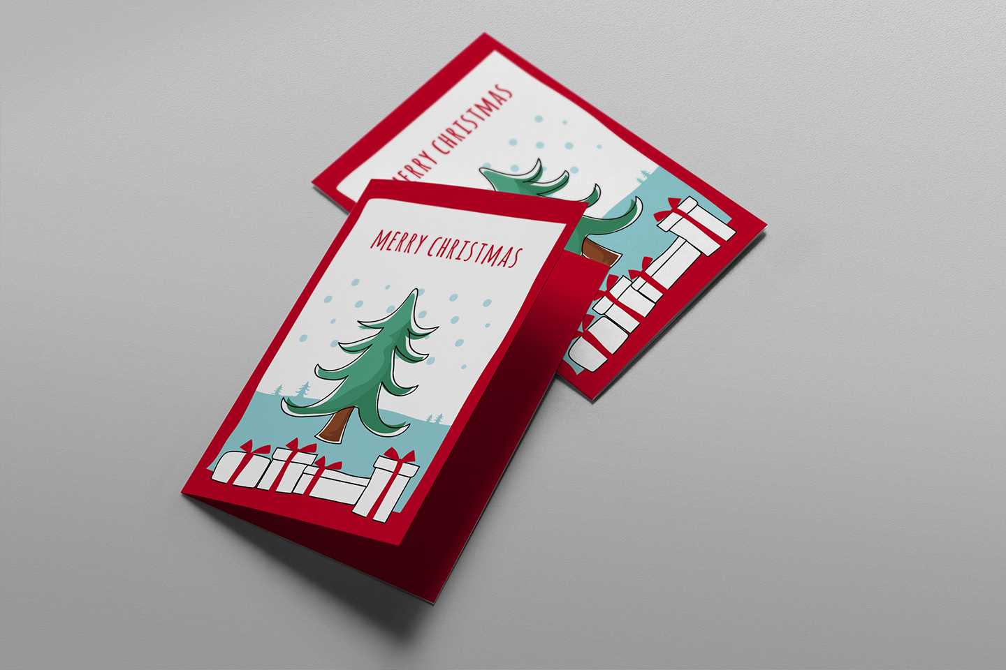 Free Christmas Card Templates For Photoshop & Illustrator In Free Christmas Card Templates For Photoshop