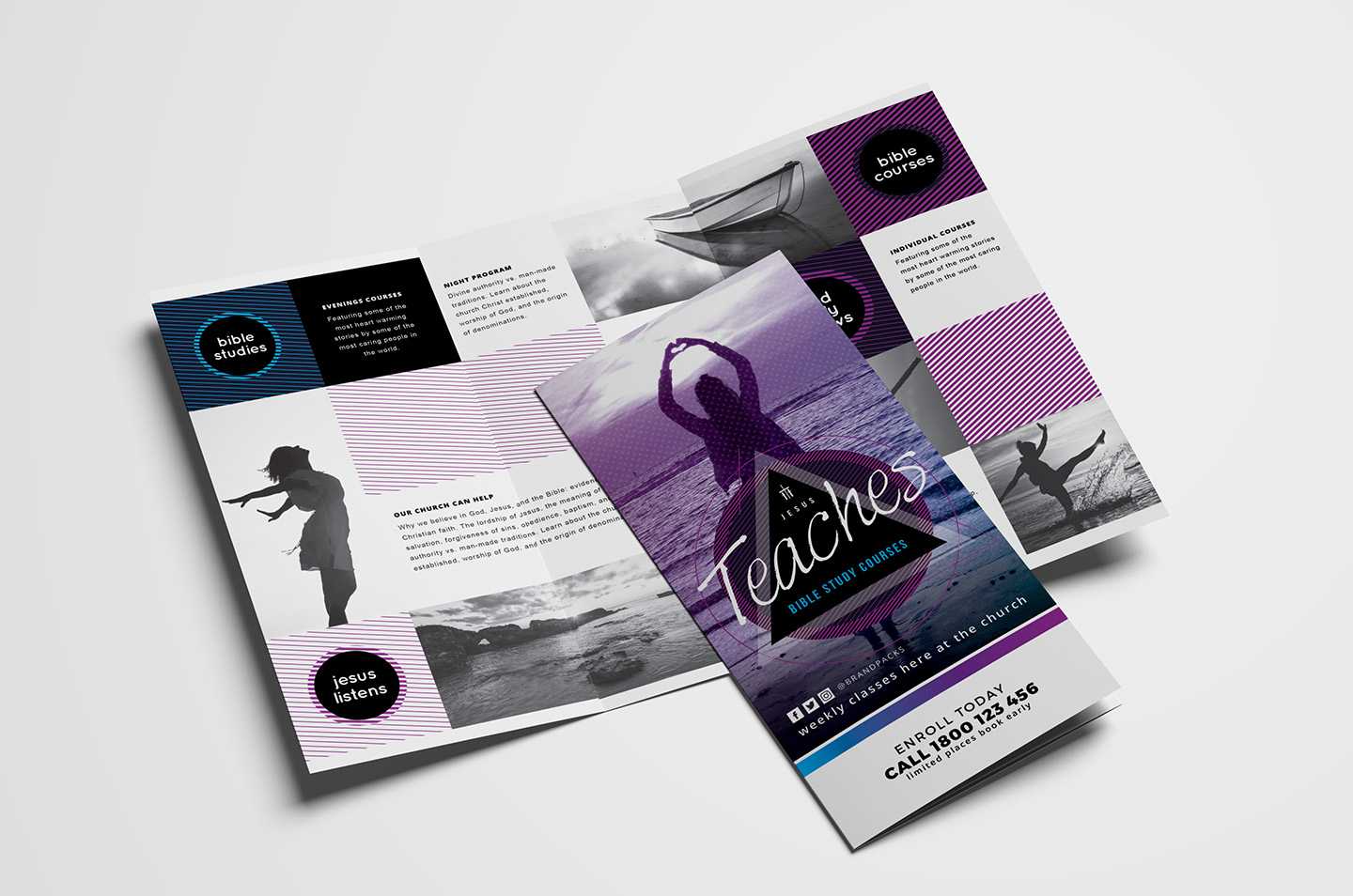 Free Church Templates – Photoshop Psd & Illustrator Ai Inside Brochure Templates Ai Free Download