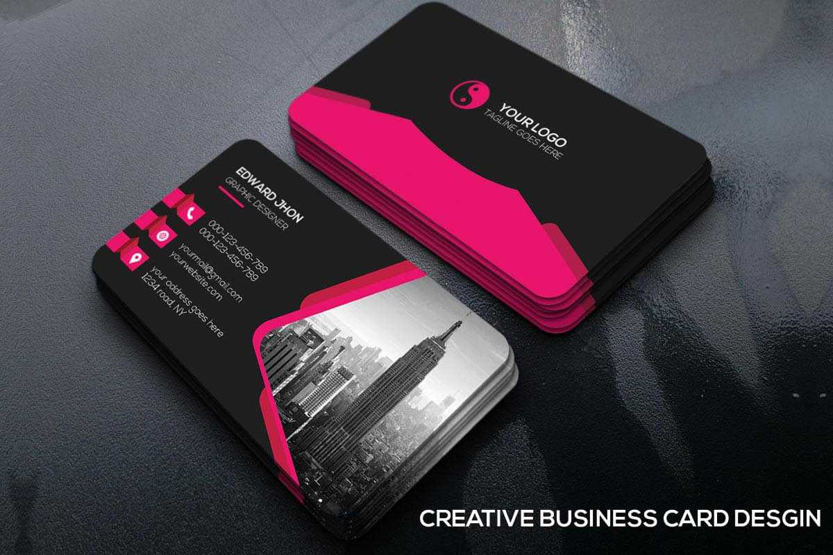 Free Creative Business Card Template - Creativetacos Throughout Unique Business Card Templates Free