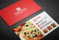 Free Delicious Food Business Card On Behance within Food Business Cards Templates Free