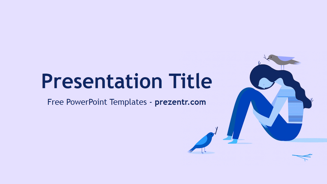 Free Depression Powerpoint Template - Prezentr Powerpoint In Depression Powerpoint Template