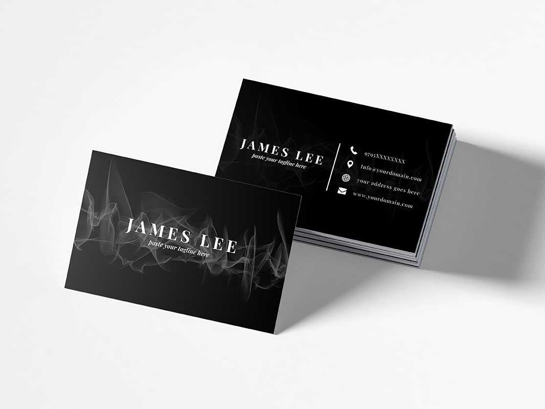 Free Elegant Business Card Templatefaraz Ahmad For Within Free Personal Business Card Templates