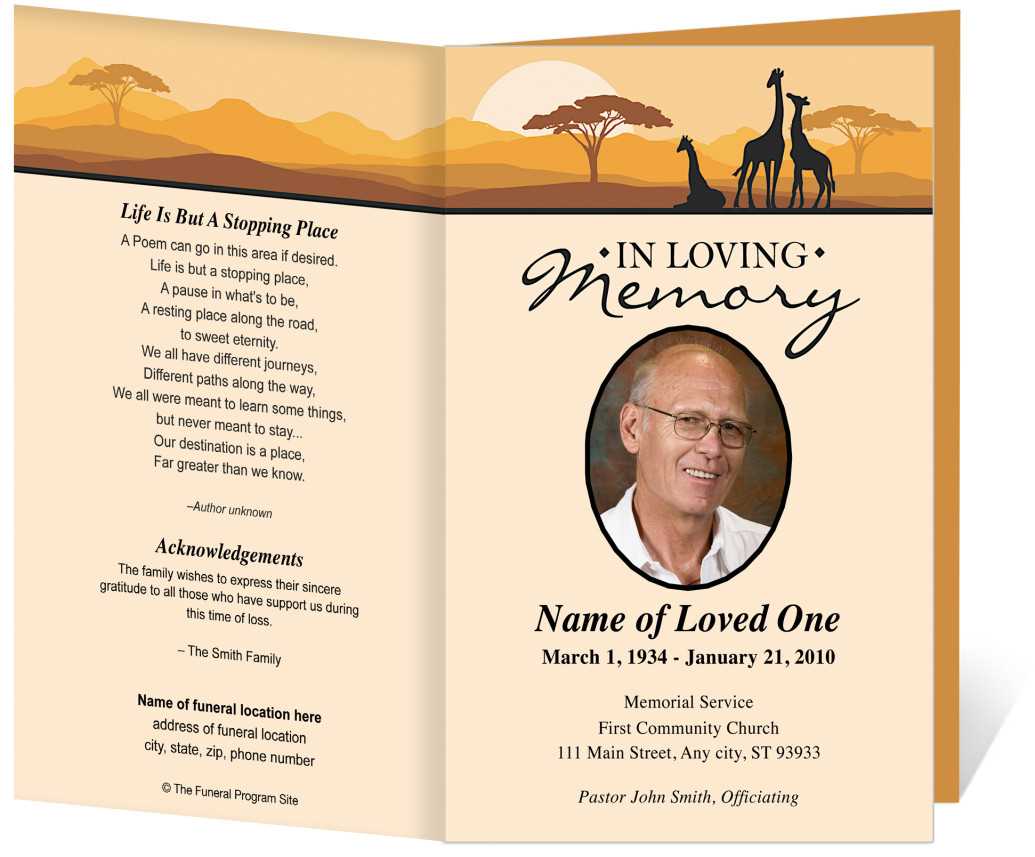 Free Funeral Obituaries | Funeral Program Templates Throughout Remembrance Cards Template Free