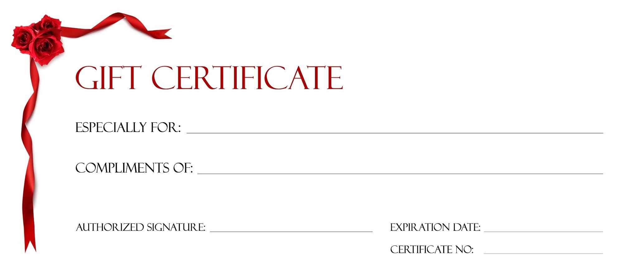 Free Gift Certificate Template Pages | Printablepedia In Certificate Template For Pages