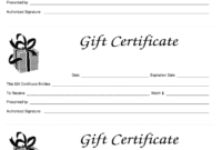 Free Gift Certificate Templates Printable - Calep.midnightpig.co inside Fillable Gift Certificate Template Free