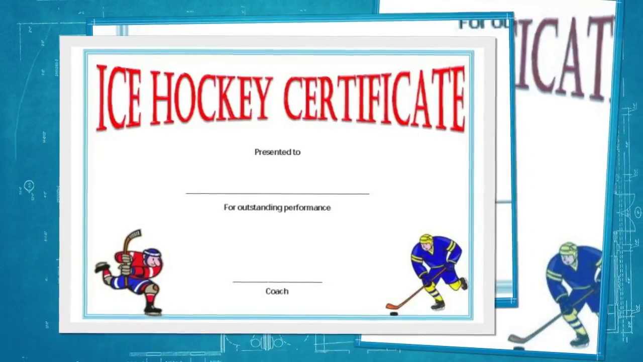 Free Hockey Certificate Templates For Download – Youtube In Hockey Certificate Templates