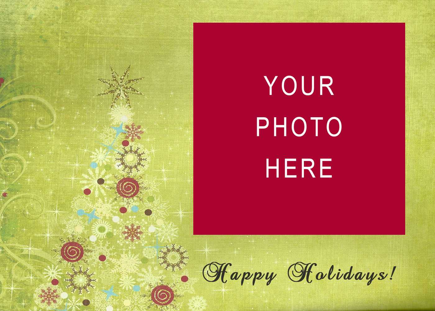 Free Holiday Card Template – Dalep.midnightpig.co For Holiday Card Templates For Photographers