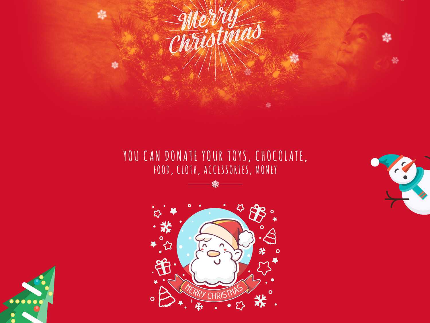 Free Holiday Webpage Psd Template Giveawayartbees On Pertaining To Free Holiday Photo Card Templates
