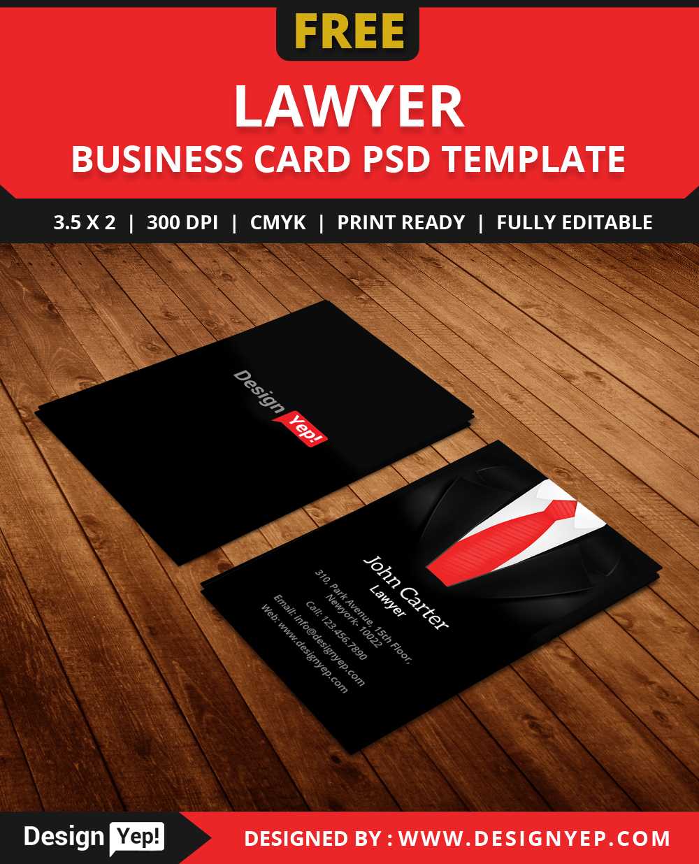 Free Lawyer Business Card Template Psd – Designyep Regarding Legal Business Cards Templates Free