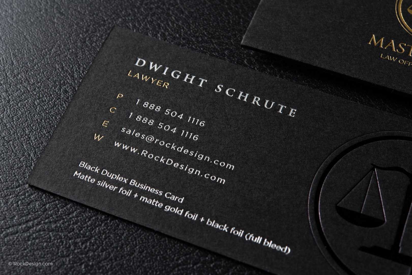 Free Lawyer Business Card Template | Rockdesign Regarding Lawyer Business Cards Templates