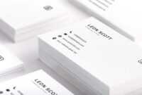 Free Minimal Elegant Business Card Template (Psd) pertaining to Name Card Template Photoshop