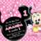Free Minnie Mouse 1St Birthday Invitations Templates – Calep With Minnie Mouse Card Templates