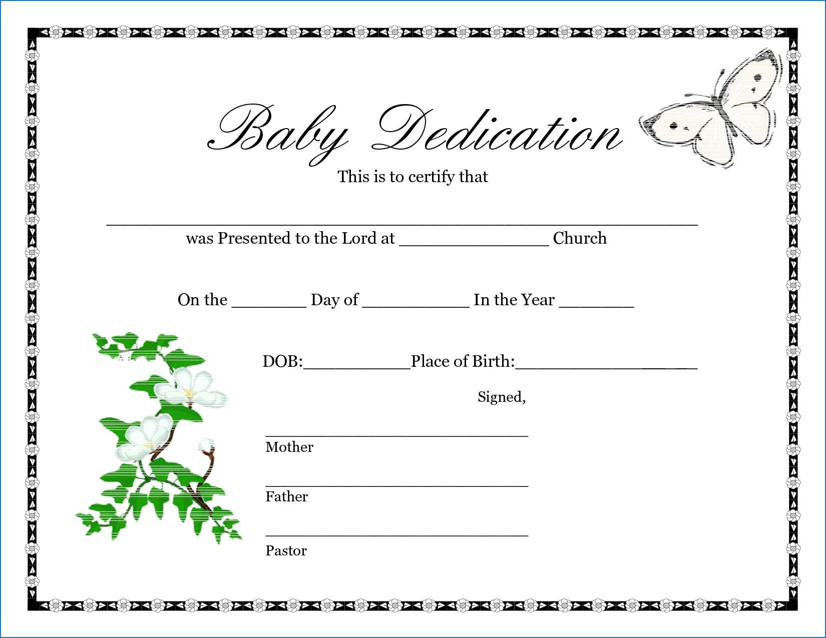 Free Pet Birth Certificate Template – Dalep.midnightpig.co With Regard To Girl Birth Certificate Template