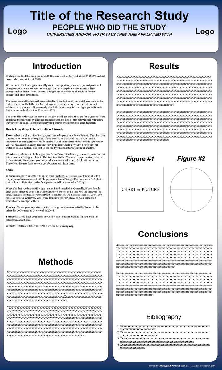 Free Powerpoint Scientific Research Poster Templates For Intended For Powerpoint Poster Template A0