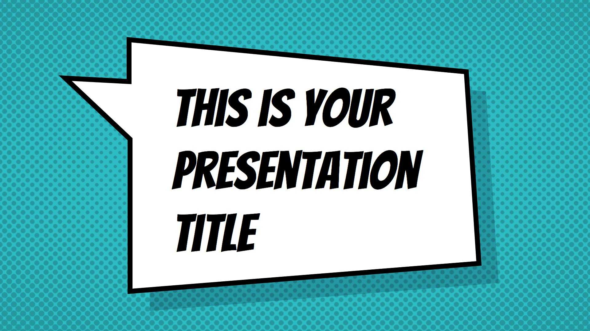 Free Powerpoint Template Or Google Slides Theme With Intended For Comic Powerpoint Template