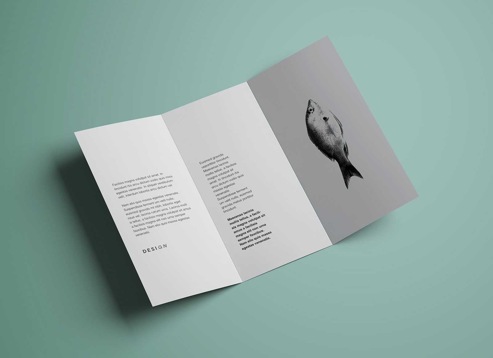Free Premium Tri Fold Brochure Mockup Psd – Good Mockups For Brochure Psd Template 3 Fold