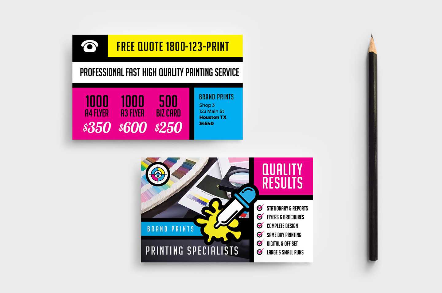 Free Print Shop Templates For Local Printing Services Pertaining To Template For Cards To Print Free