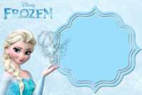 Free-Printable-Elsa-Frozen-Invitation-Template – Free throughout Frozen Birthday Card Template