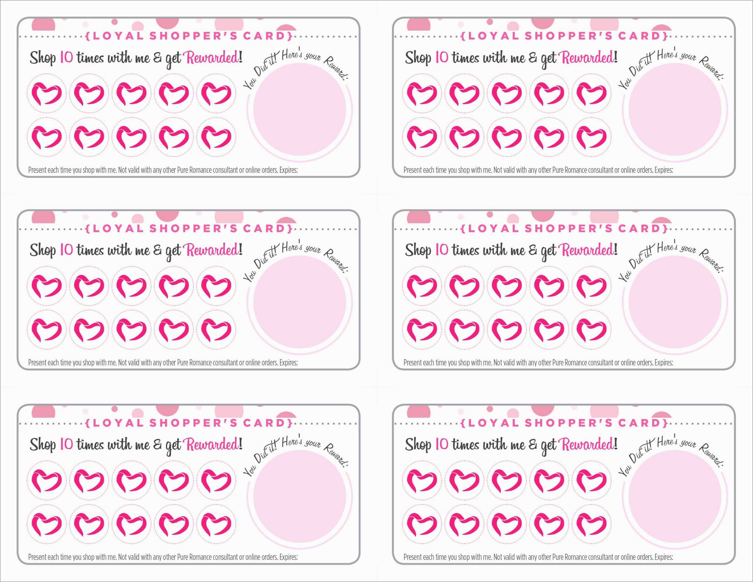 Free Printable Loyalty Card Template - Calep.midnightpig.co For Free Printable Punch Card Template