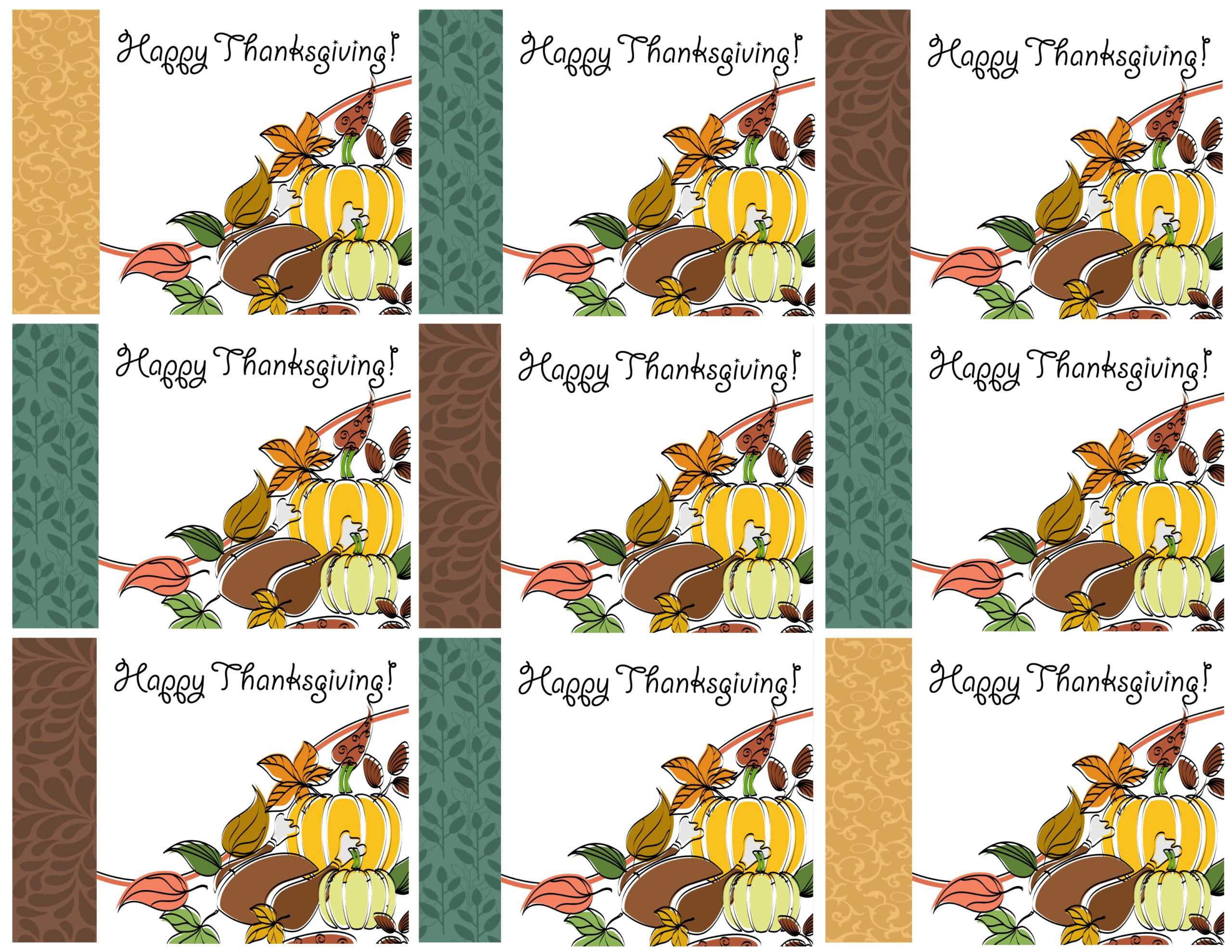 Free Printable Thanksgiving Place Cards — Also Great For In Thanksgiving Place Cards Template